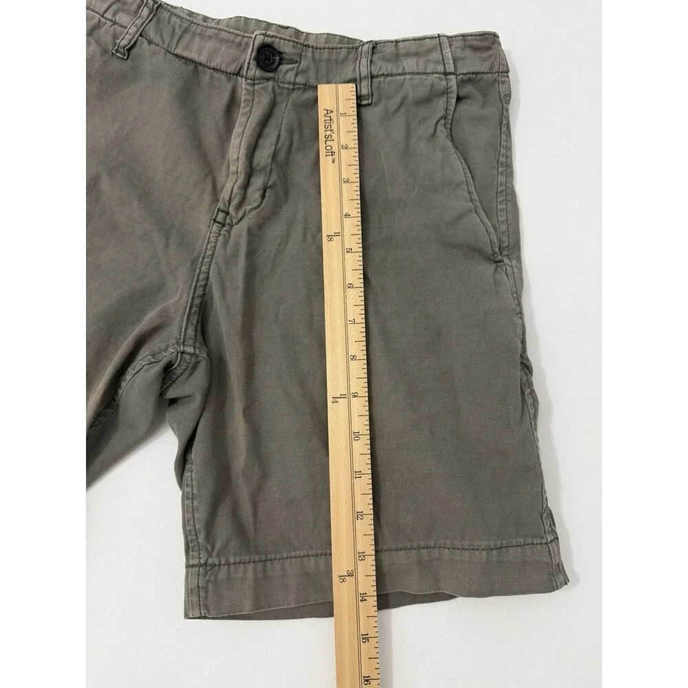 Buck Mason Deck Shorts Mens 29 Olive Green Chino Drawstring BM14004